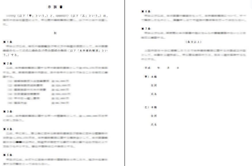 婚約解消 婚約破棄の慰謝料と示談書 行政書士アークス法務事務所